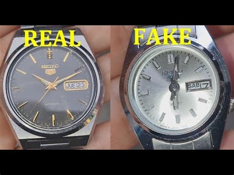 how to spot fake seiko 5 watch|counterfeit seiko watches.